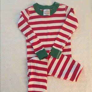 Hanna Andersson striped 2 piece pajamas